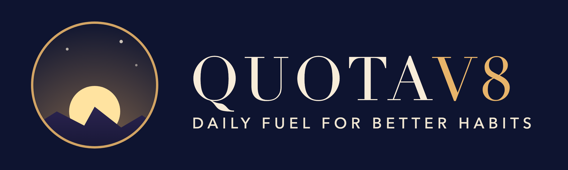 QuotaV8 — daily fuel for better habits
